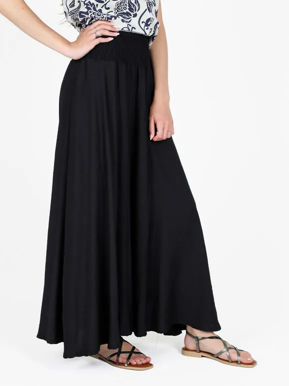Solada Pantalón ancho y tiro alto para mujer