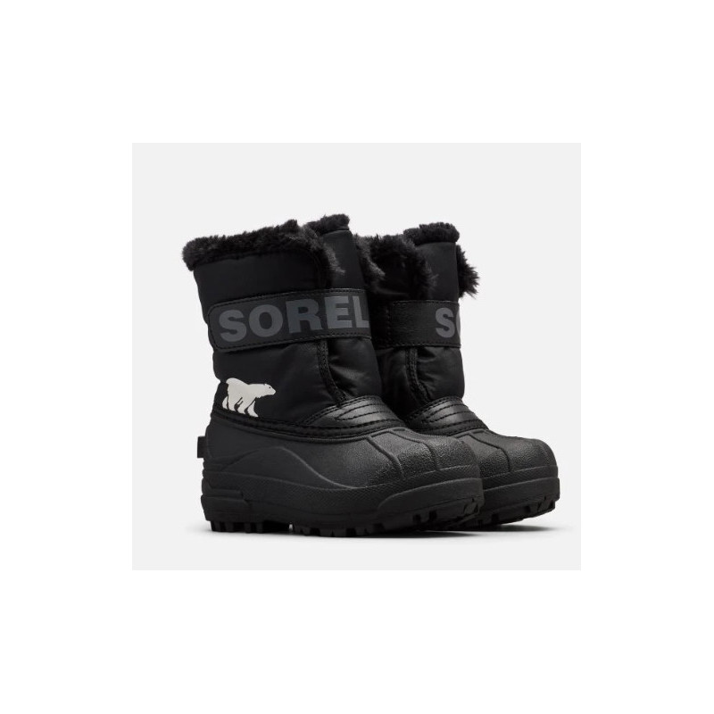 SOREL COMMANDER (BLACK CHARCOAL)  NINOS