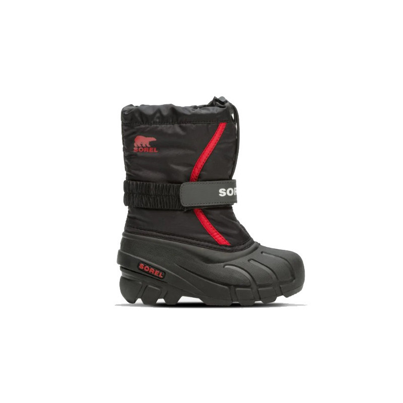 SOREL YOUTH FLURRY (NEGRO, ROJO)  NIñO