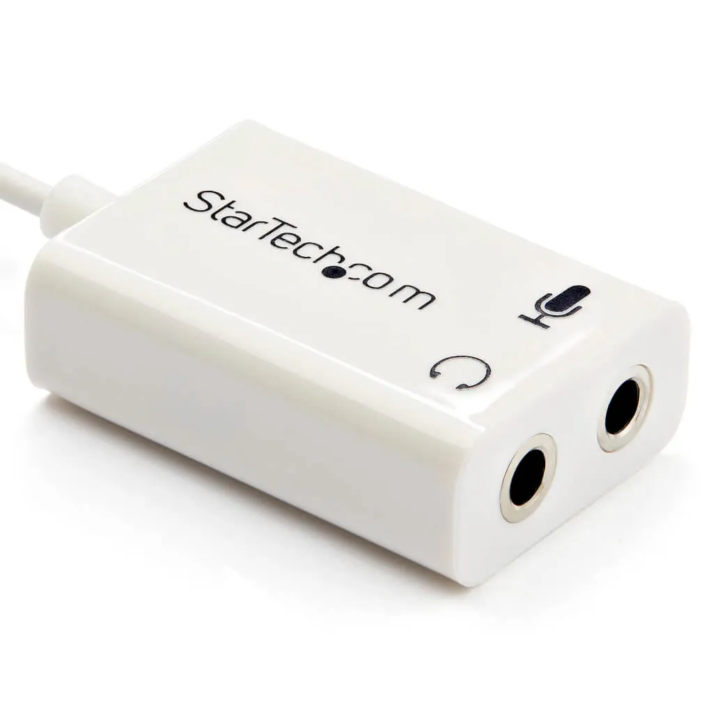 STARTECH ADAPTADOR DE AUDíFONOS CON MICRóFONO MINIJACK 3,5MM