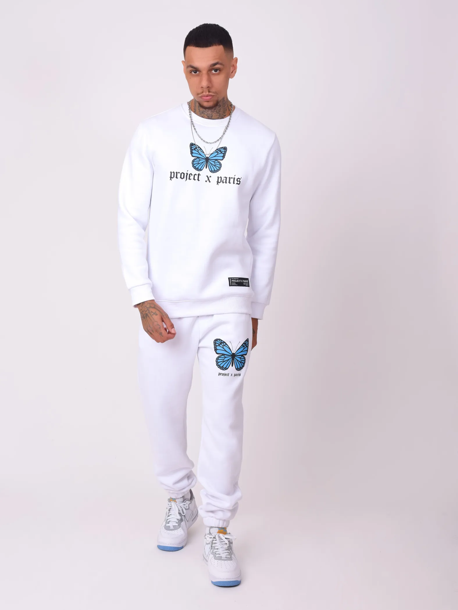 Sudadera con estampado de mariposas