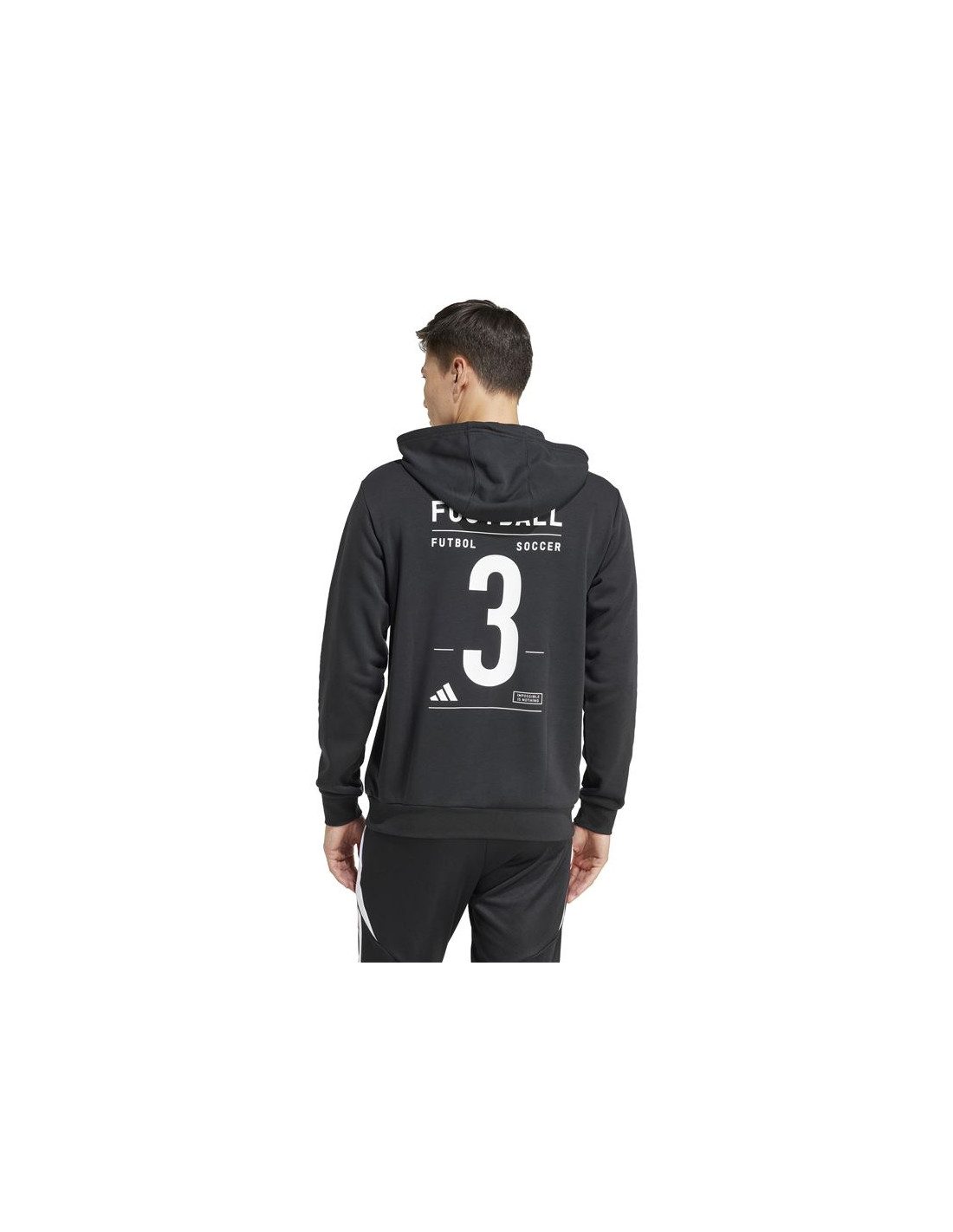 Sudadera de Fútbol adidas Football Category Graphic Hombre Negro