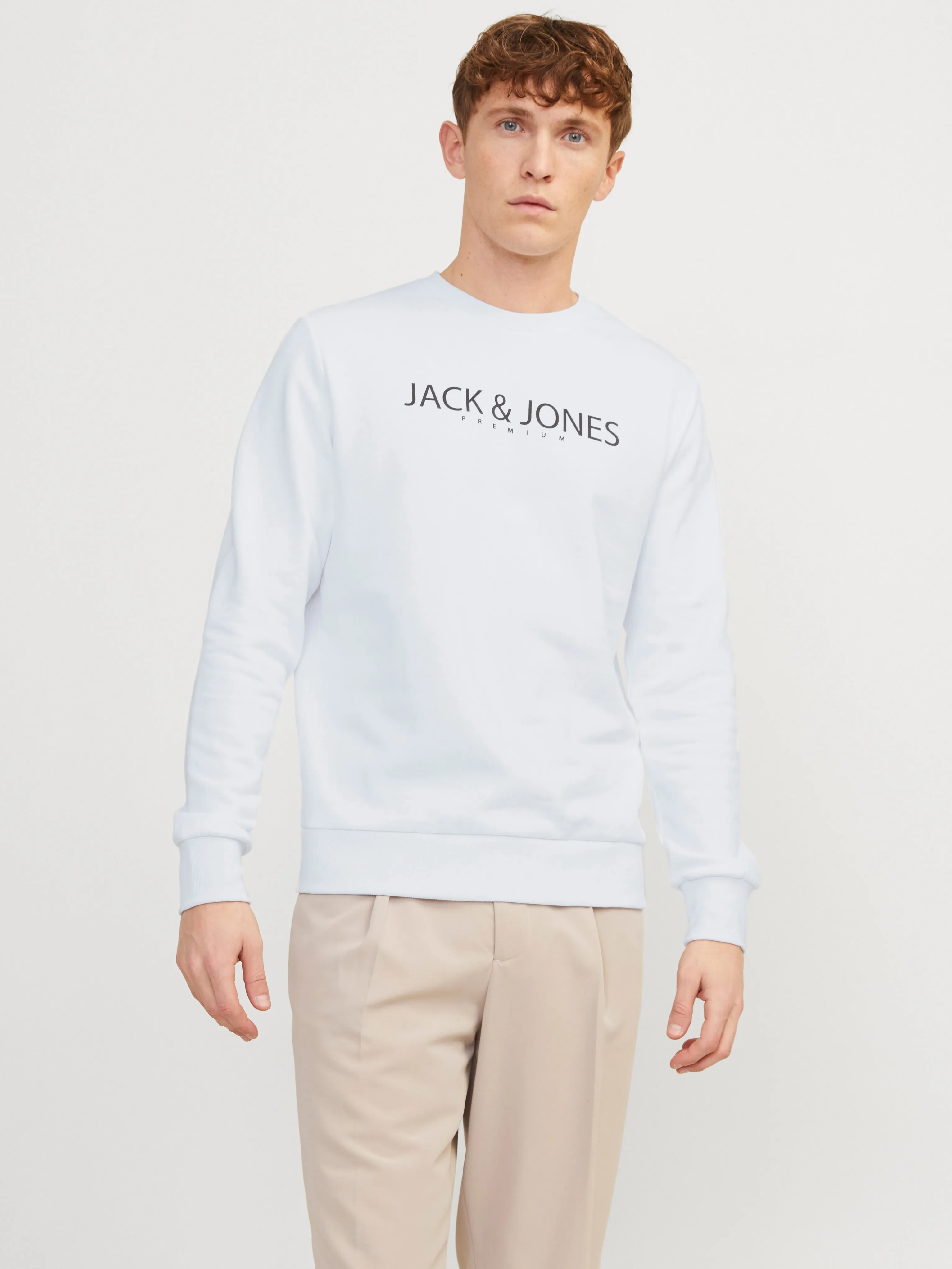Sudadera Estampado | Blanco | Jack & Jones®