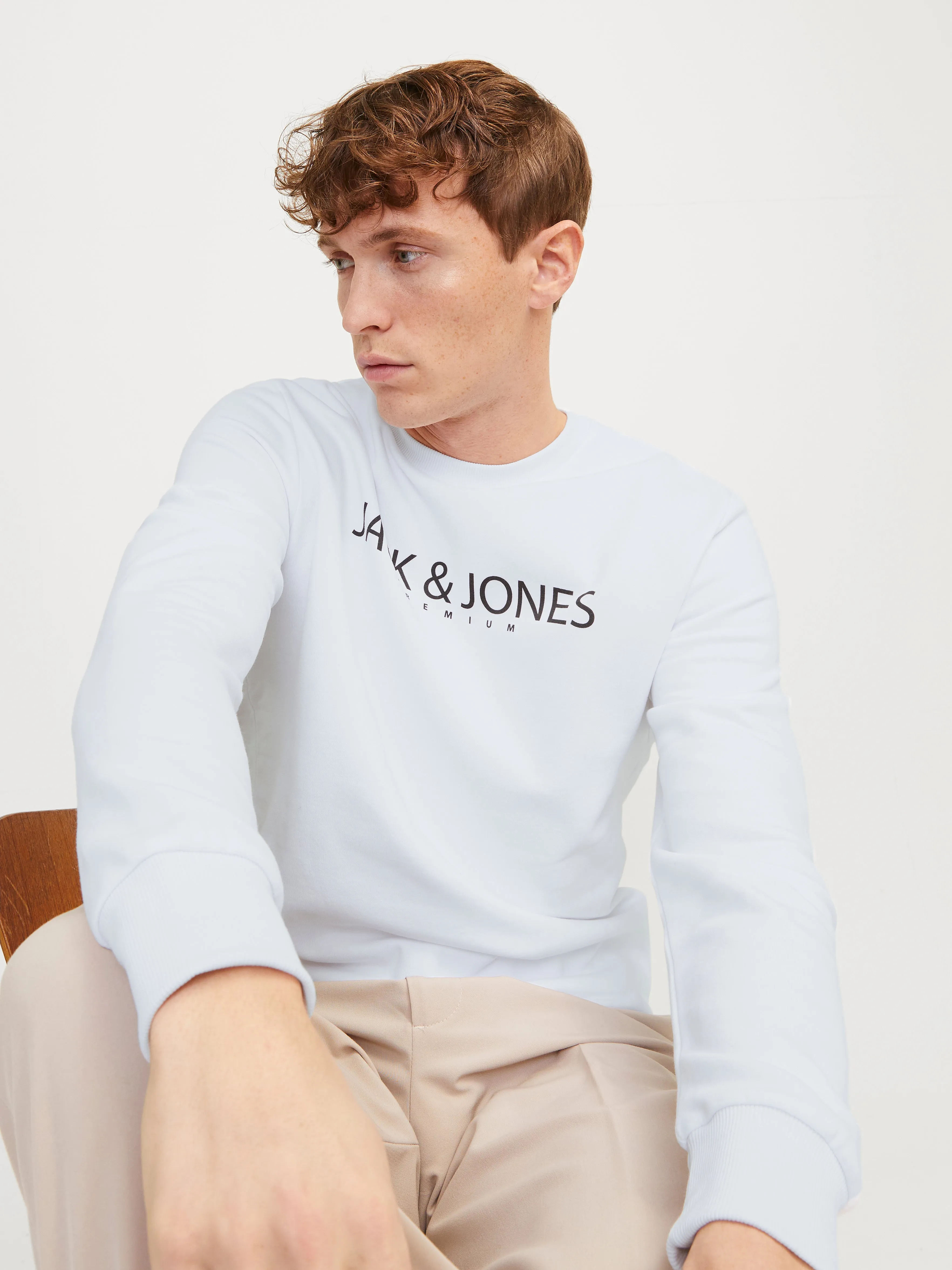 Sudadera Estampado | Blanco | Jack & Jones®
