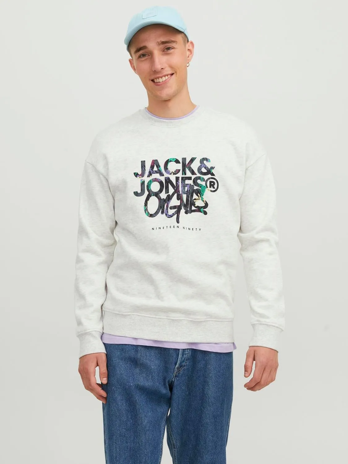 Sudadera Estampado | Gris intermedio | Jack & Jones®