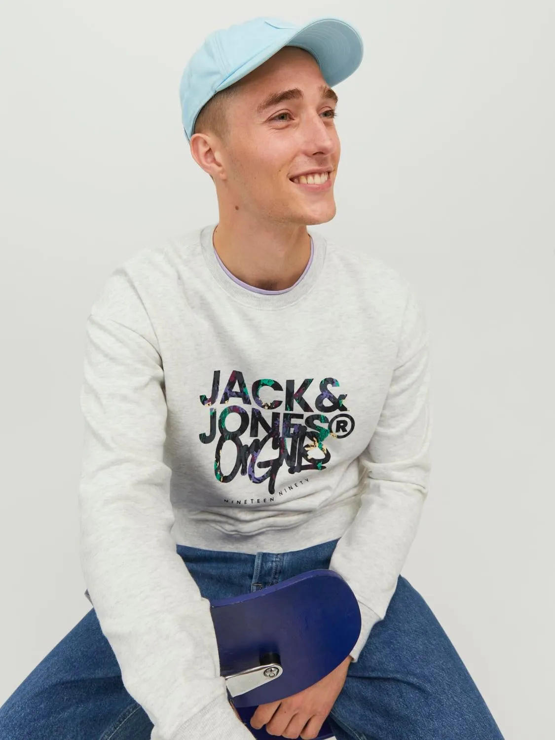 Sudadera Estampado | Gris intermedio | Jack & Jones®