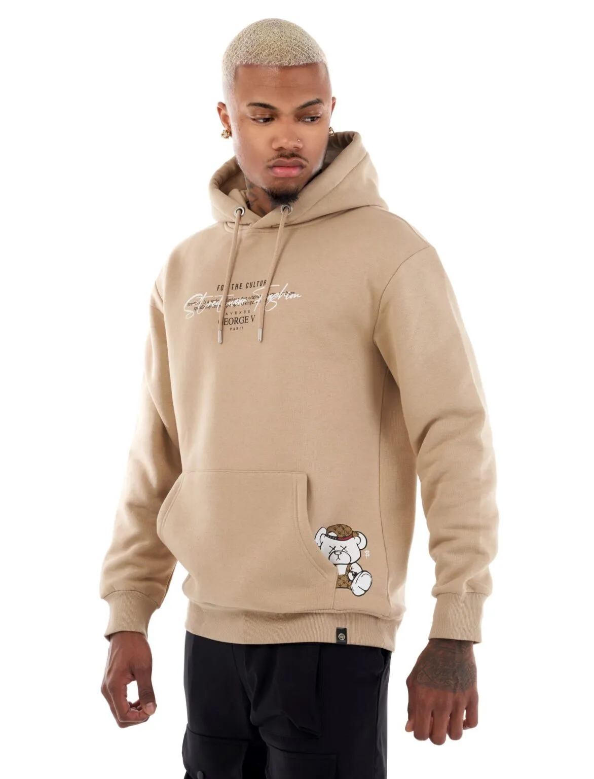 SUDADERA GEORGE V  GV10016 BEIGE