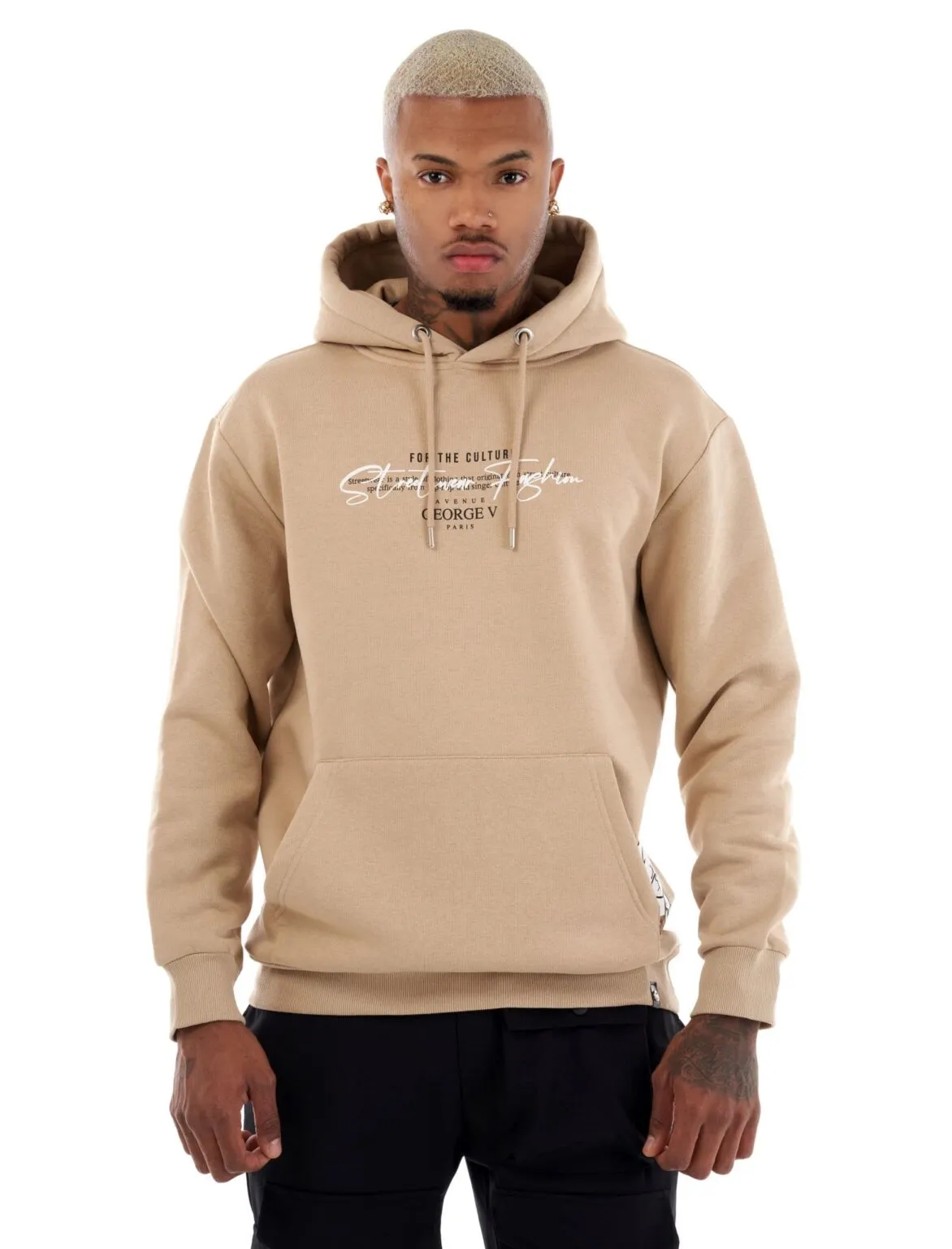 SUDADERA GEORGE V  GV10016 BEIGE
