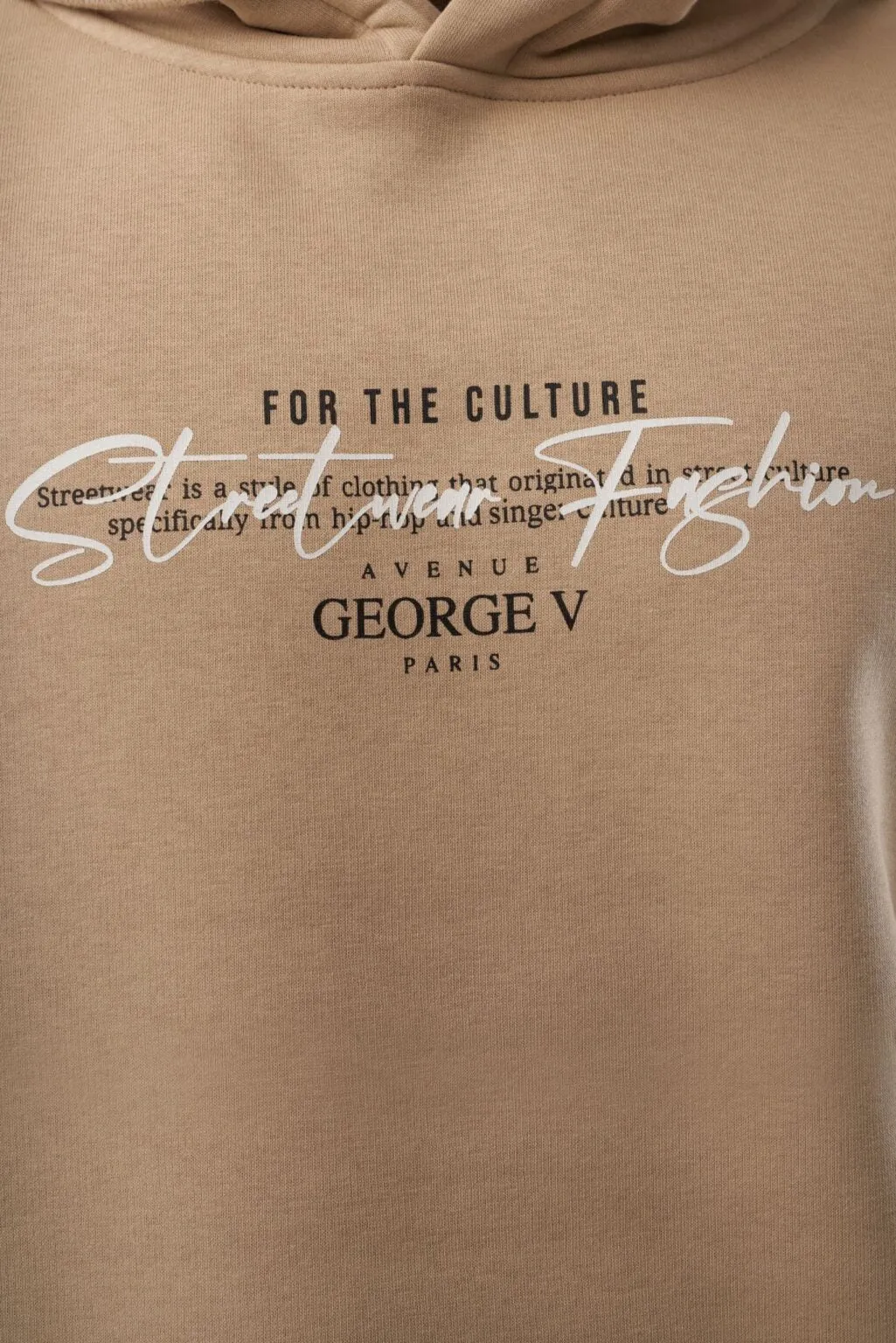 SUDADERA GEORGE V  GV10016 BEIGE