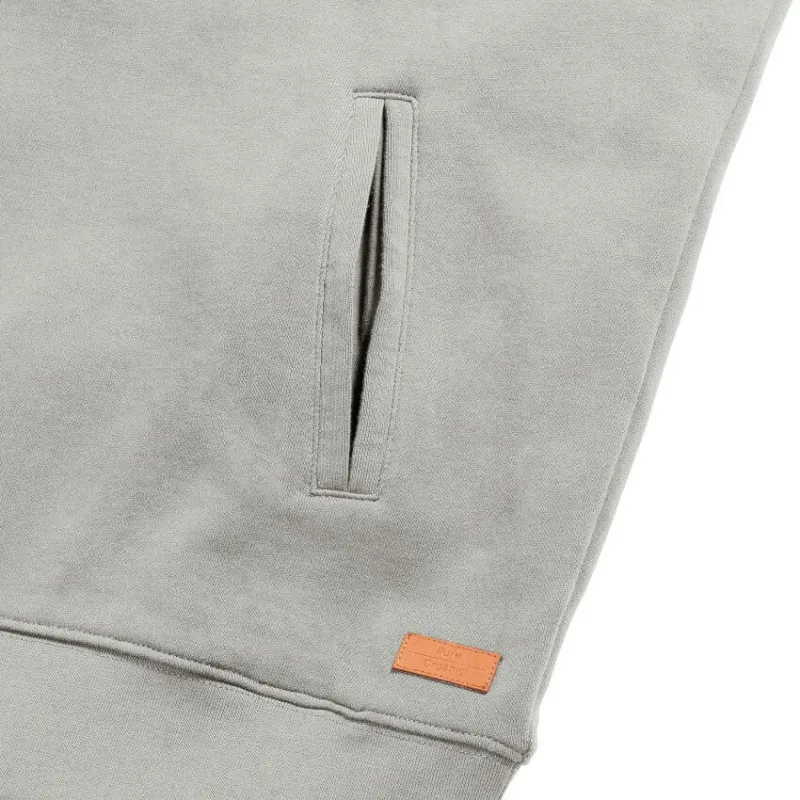 Sudadera orgánica con Capucha y cuello alto de Russell