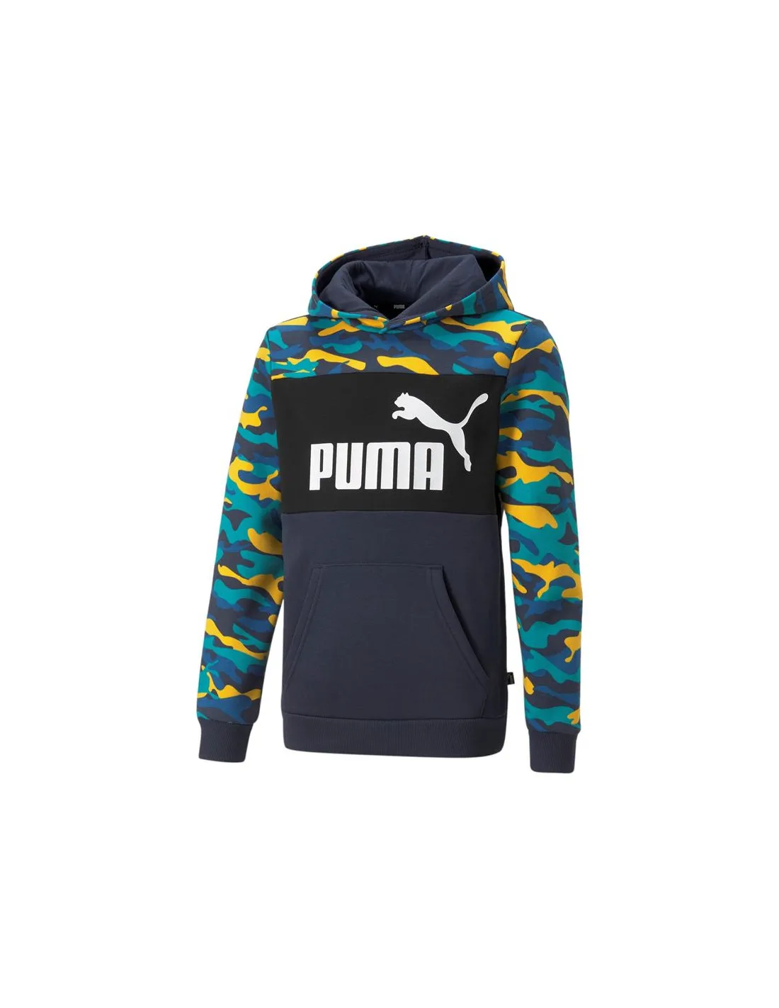 Sudadera Puma de camuflaje Essentials Infantil Black