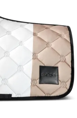 Sudadero de equitación para doma clásica con rayas de la marca y monogramas Double B
