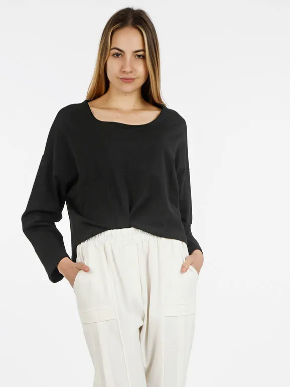 Sun Sun Camiseta cropped de mujer con bolsillo.