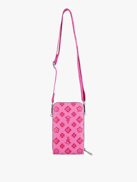 Sweet Years Bolso tipo cartera con soporte para teléfono