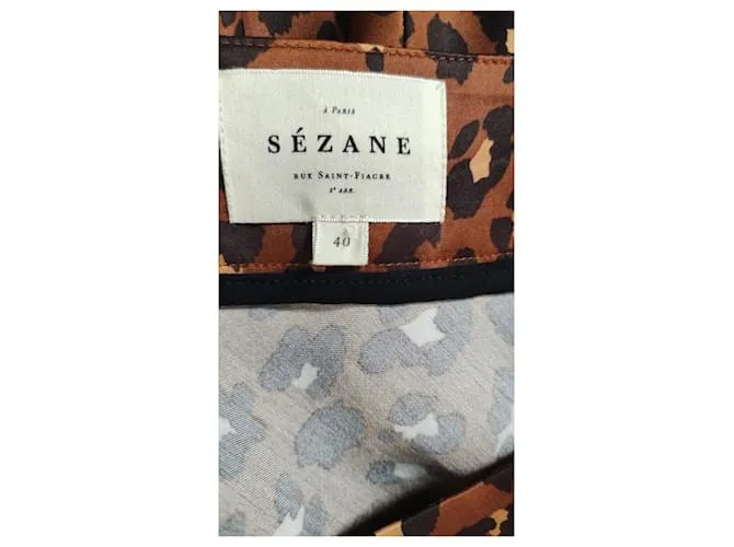 SéZane Afueras Multicolor Estampado de leopardo 