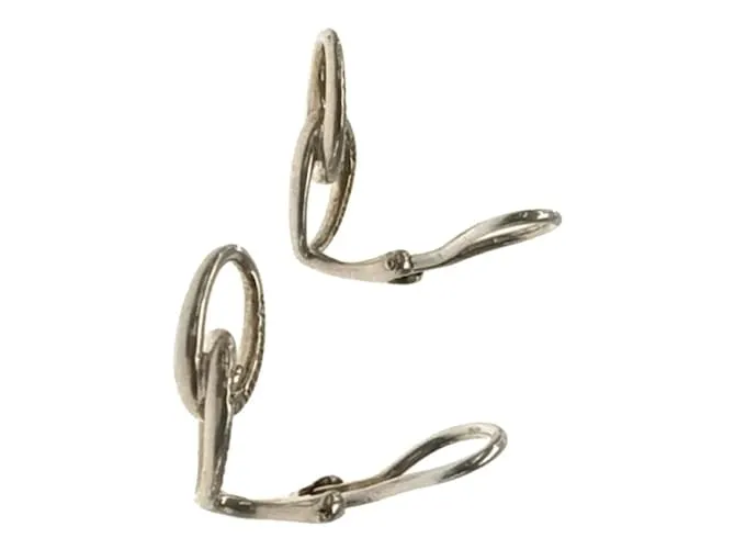 Tiffany & Co Pendientes de clip Double Loop Tiffany Plata 
