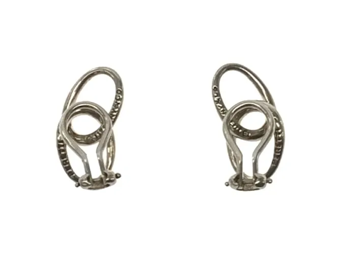 Tiffany & Co Pendientes de clip Double Loop Tiffany Plata 
