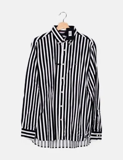 Tommy Hilfiger Camisa rayas bicolor manga larga