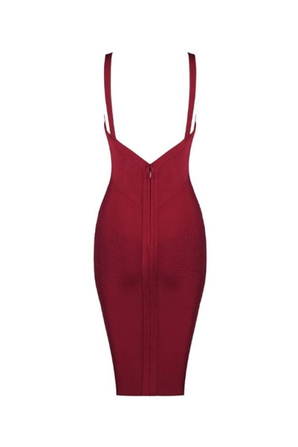 Vestido Bandage espalda descubierta Pam