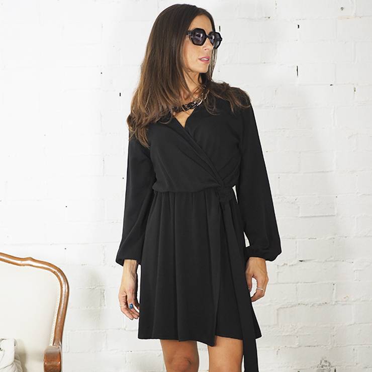 VESTIDO BSB 050211029 NEGRO