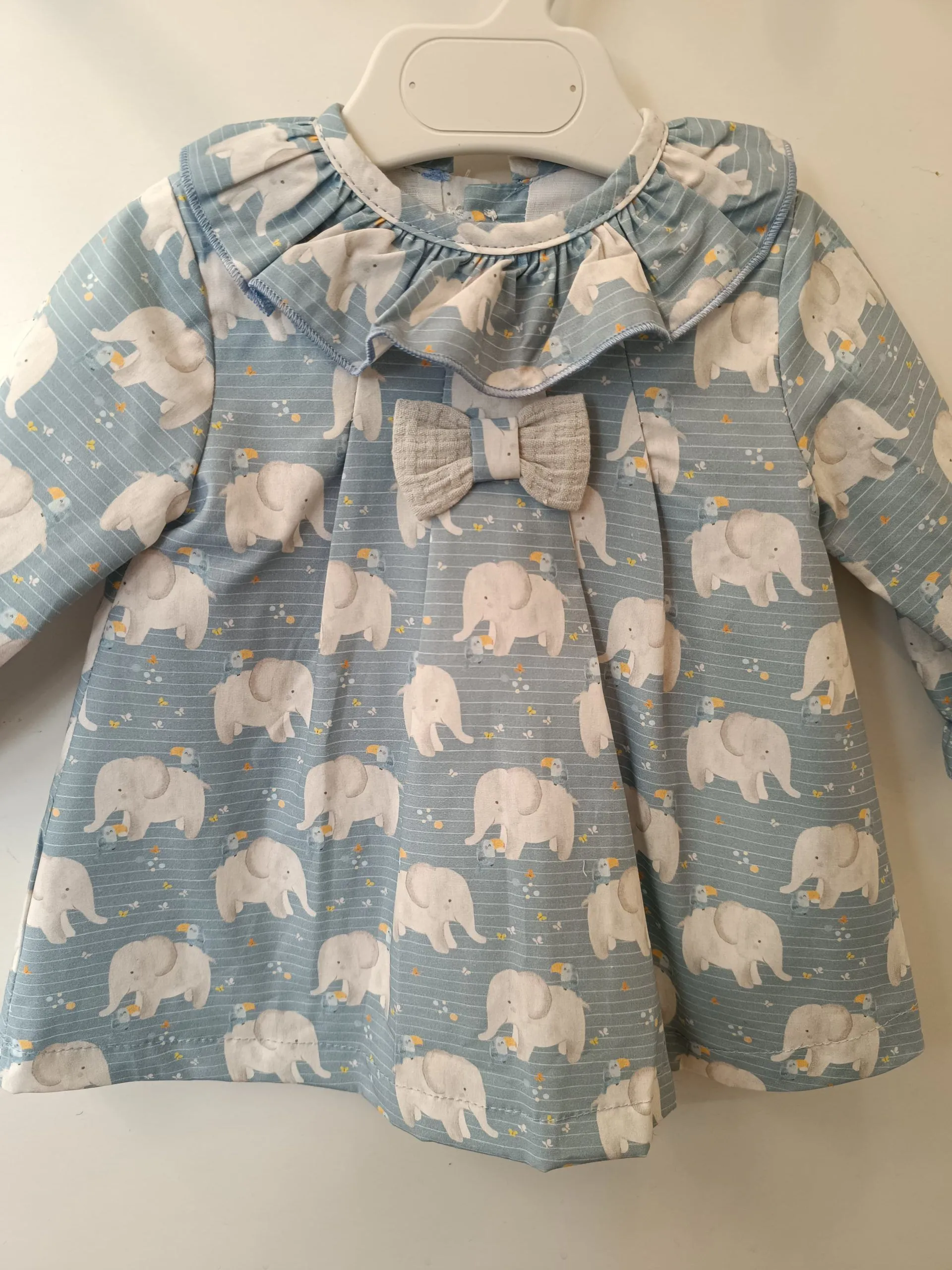 Vestido Elefantes Para Bebé Confecciones Alber