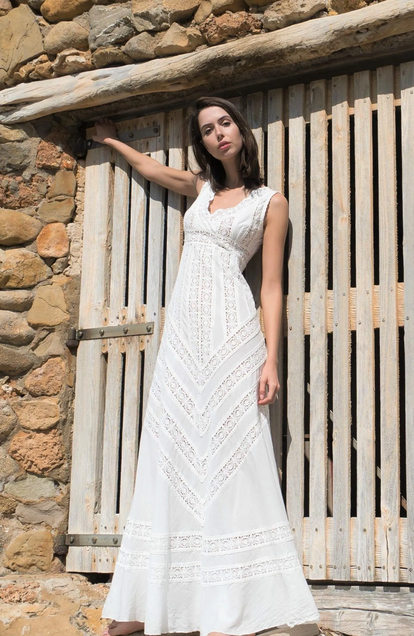 vestido ibicenco mujer