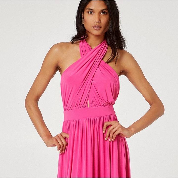 VESTIDO LARGO BSB 149111072 FUCSIA