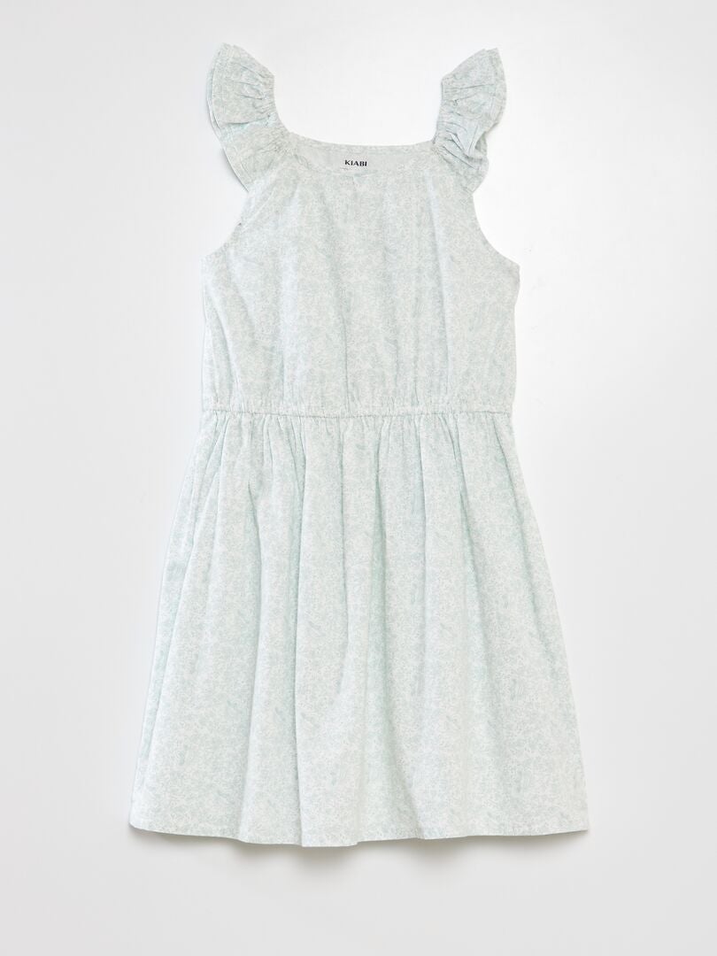 VESTIDO LIGERO EVASé  BLANCO
