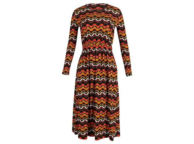Vestido midi estampado Missoni de viscosa multicolor 