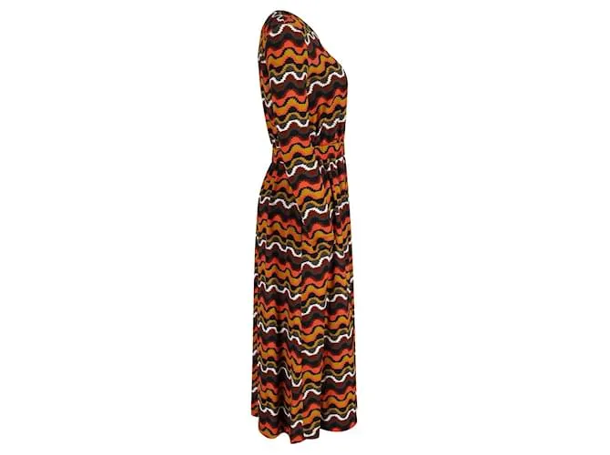 Vestido midi estampado Missoni de viscosa multicolor 