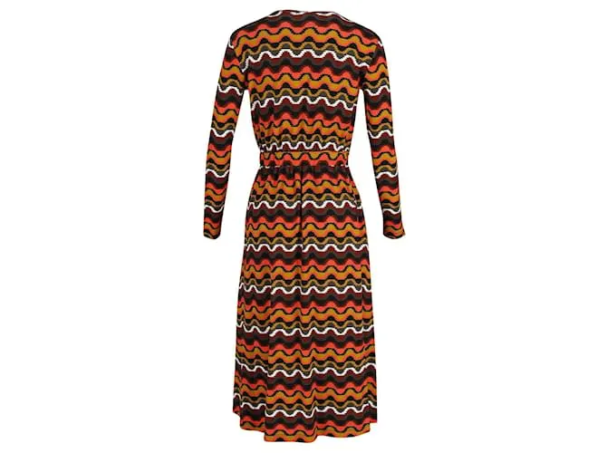 Vestido midi estampado Missoni de viscosa multicolor 