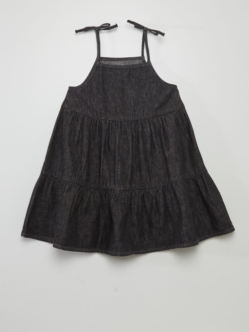 VESTIDO RECTO  GRIS