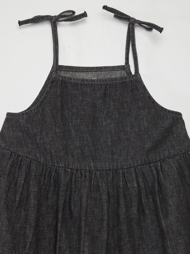 VESTIDO RECTO  GRIS