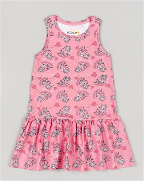 Vestido Unicornio Niña Losan