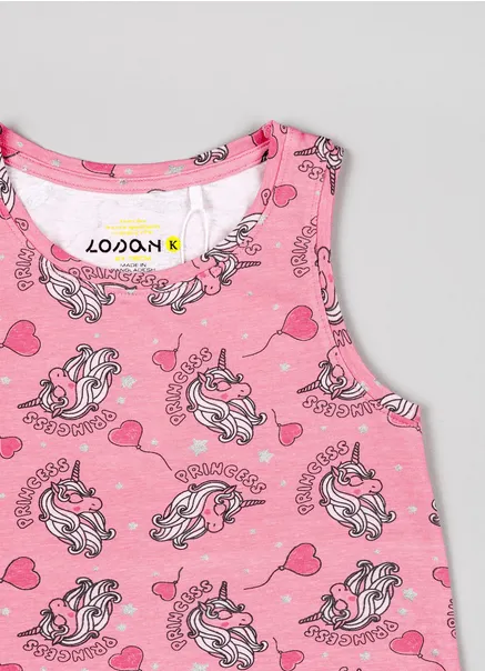 Vestido Unicornio Niña Losan