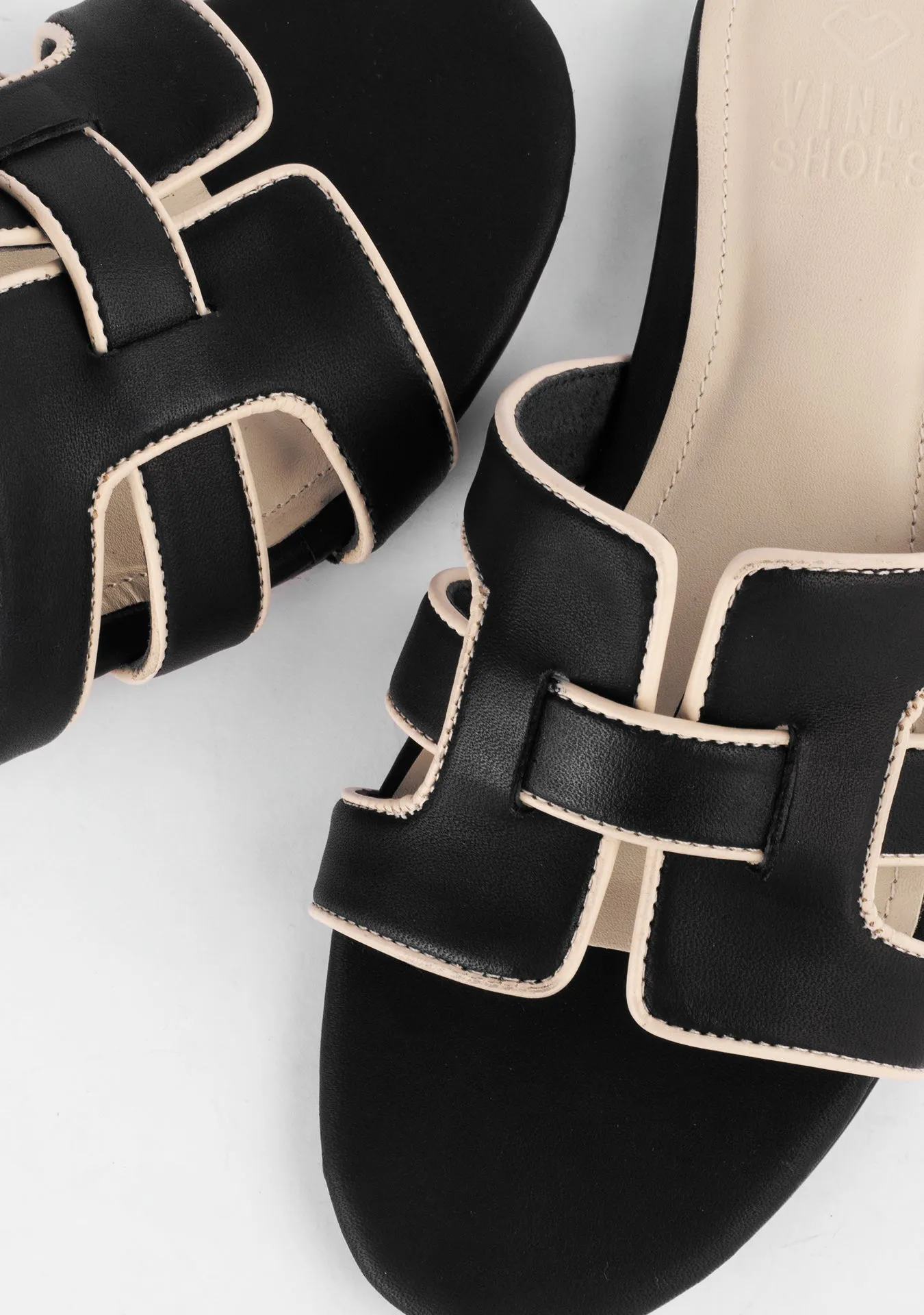 Vinci Shoes Eloise Black Sandals