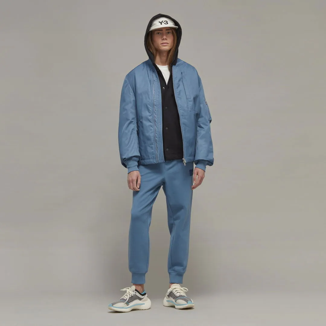 Y3 ORGANIC COTTON TERRY CUFFED PANTS