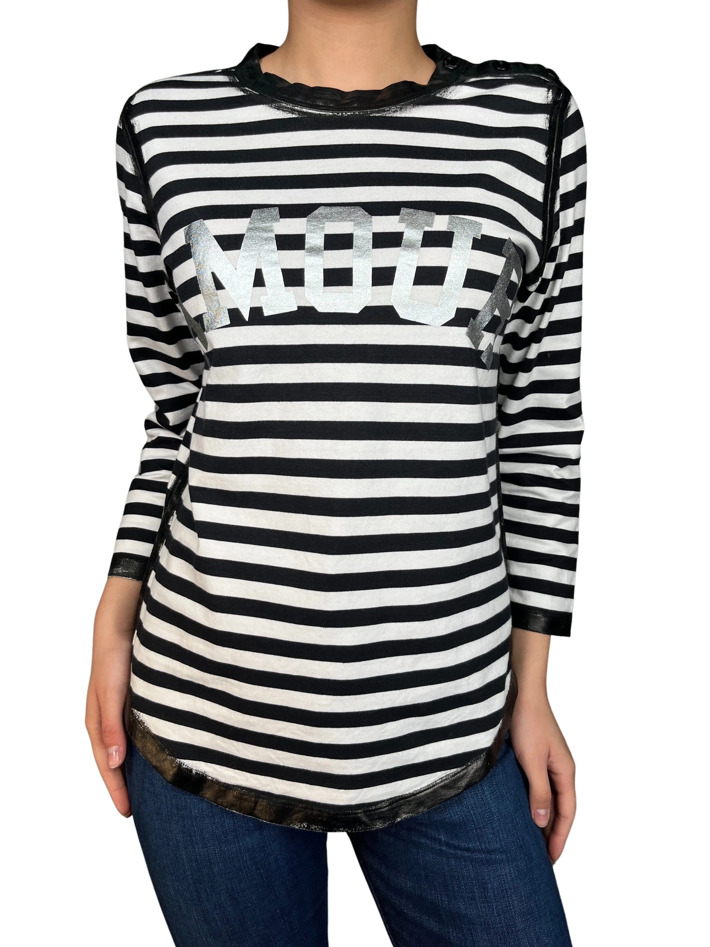 ZADIG & VOLTAIRE Polera Rayas Amour