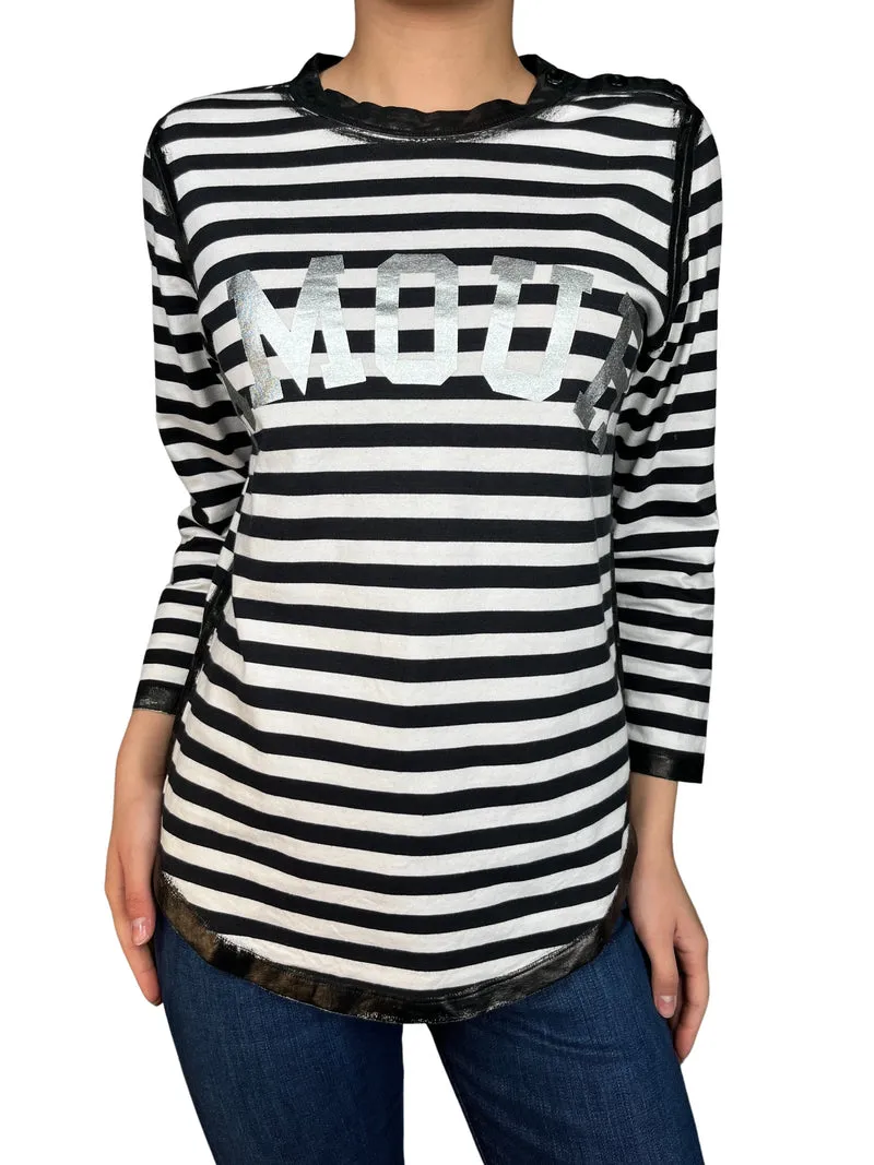 ZADIG & VOLTAIRE Polera Rayas Amour