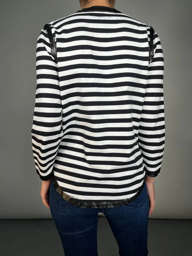 ZADIG & VOLTAIRE Polera Rayas Amour
