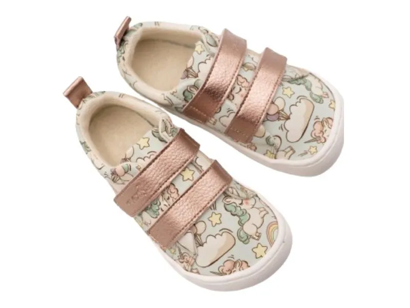ZAPATILLA RESPETUOSA ESTAMPADA NENS EN COLOR NUDE 9110R