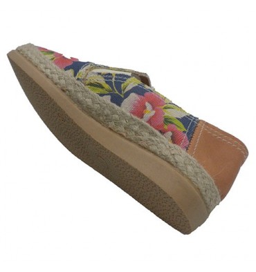 Zapatillas cerradas mujer cáñamo alrededor Alberola en combinado