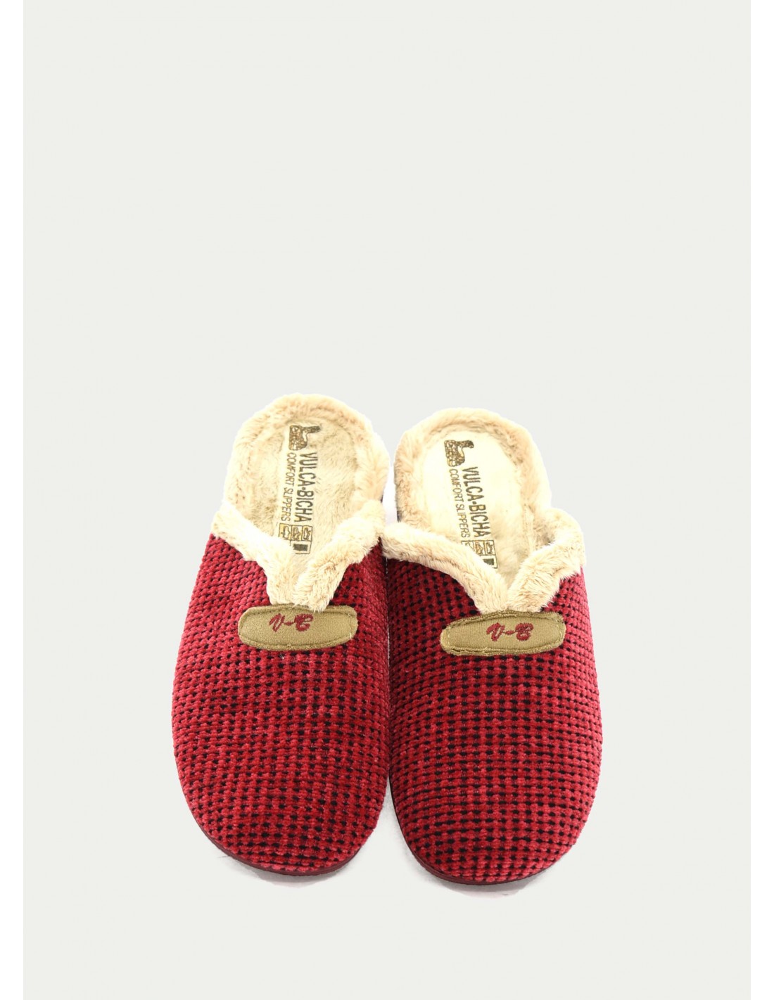 ZAPATILLAS DE CASA VULCABICHA 4732 GRANATE 