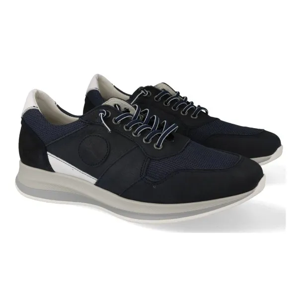 ZAPATILLAS DE VESTIR HOMBRE MARINO PIEL MOD. AIDEN MA