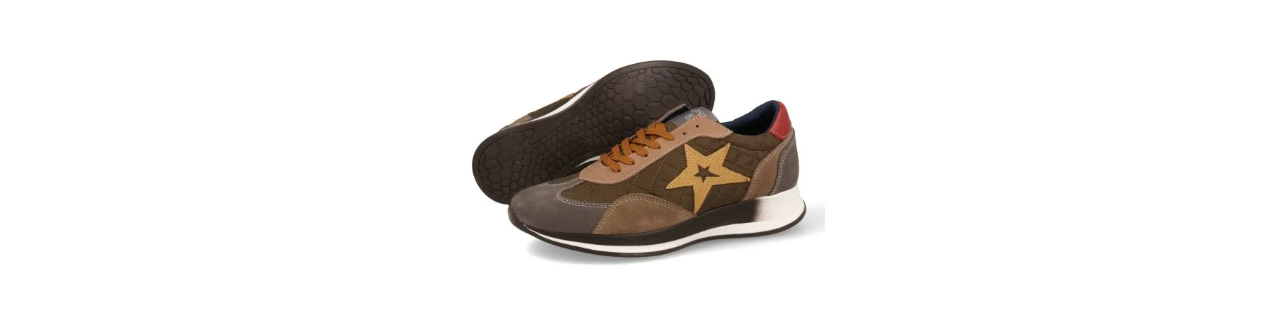 ZAPATILLAS DE VESTIR HOMBRE MARRON PIEL MOD. MAYAN