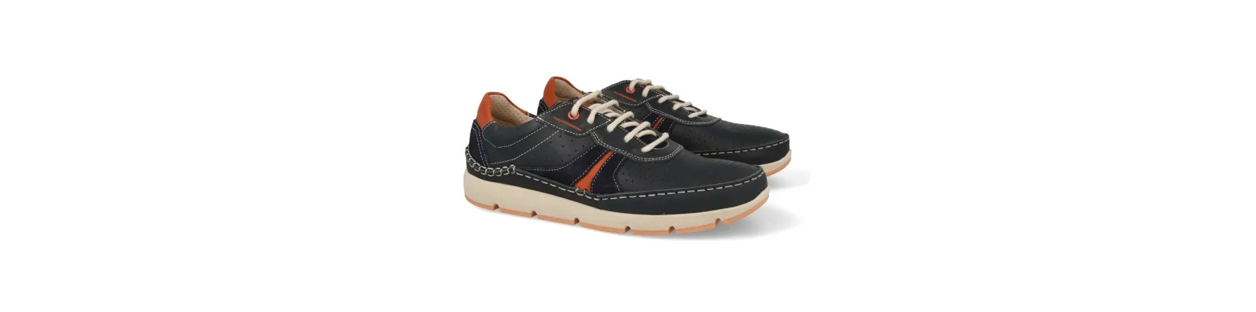 ZAPATILLAS DE VESTIR HOMBRE PIEL MOD. DAVINDER MARINO