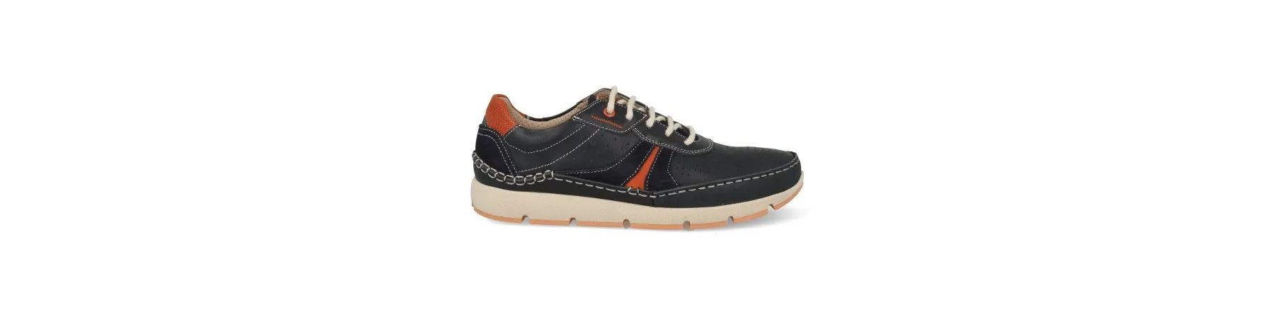 ZAPATILLAS DE VESTIR HOMBRE PIEL MOD. DAVINDER MARINO