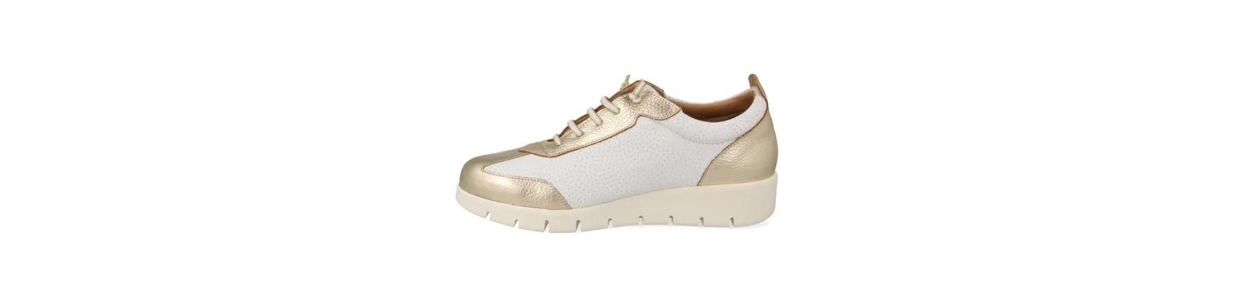 ZAPATILLAS de VESTIR MUJER PIEL MOD. DUBATTI BLANCAS