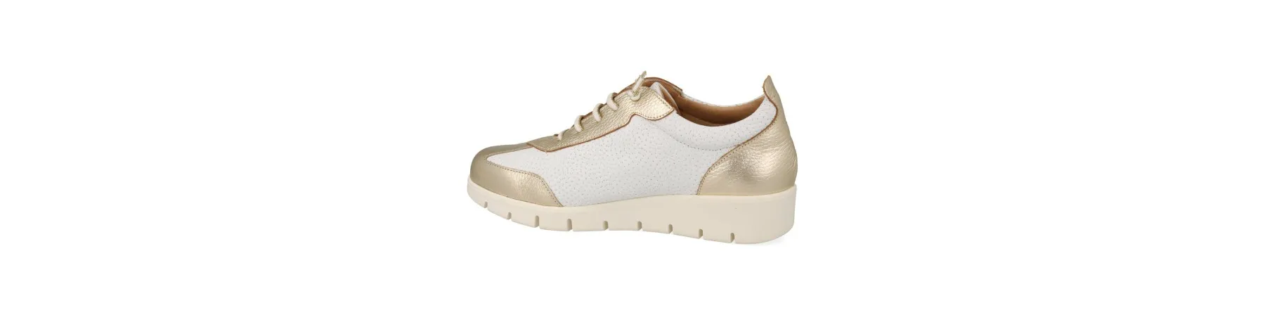 ZAPATILLAS de VESTIR MUJER PIEL MOD. DUBATTI BLANCAS
