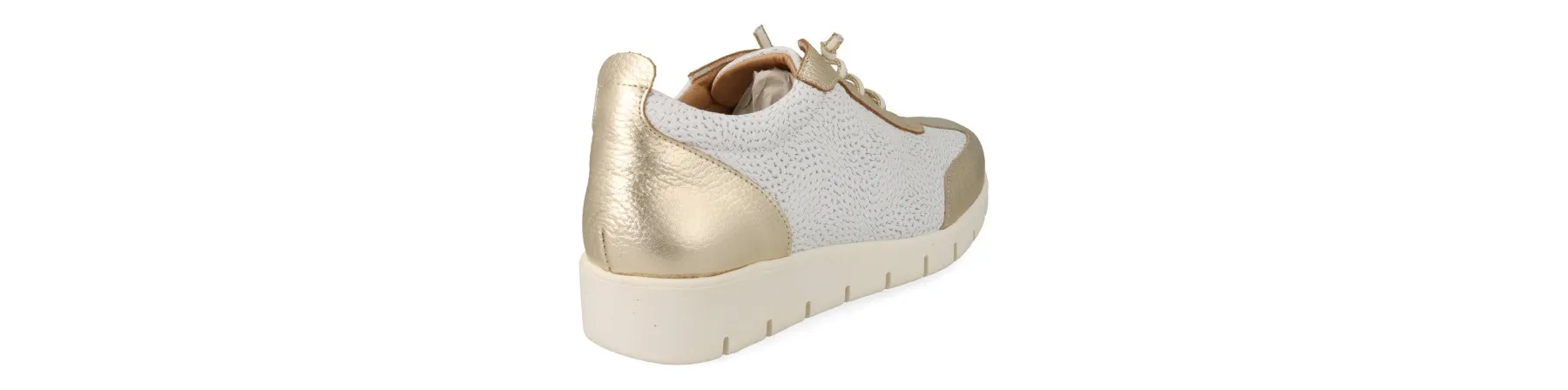 ZAPATILLAS de VESTIR MUJER PIEL MOD. DUBATTI BLANCAS